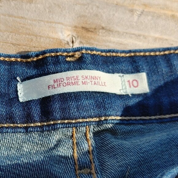 LEVI'S size 10 midrise skinny jeans in New condition - Picture 4 of 5